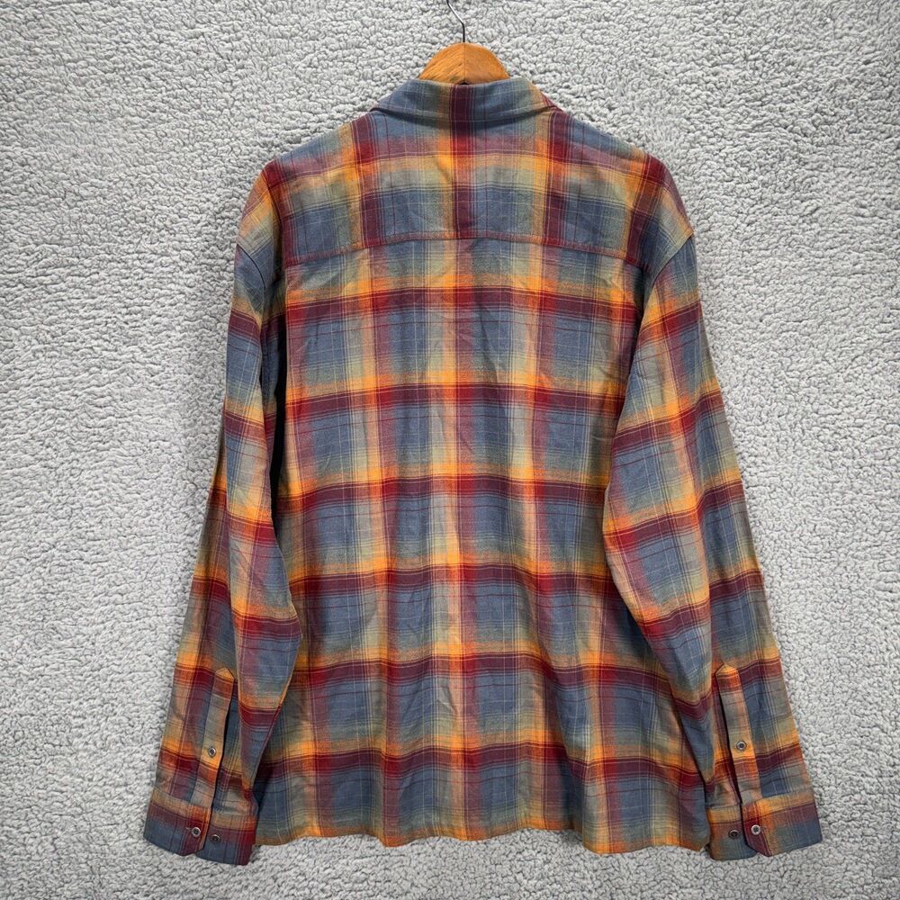 Kuhl Dillinger Flannel Shirt Mens XXL 2XL Plaid Long Sleeve Outdoor Hiking - Picture 9 of 10